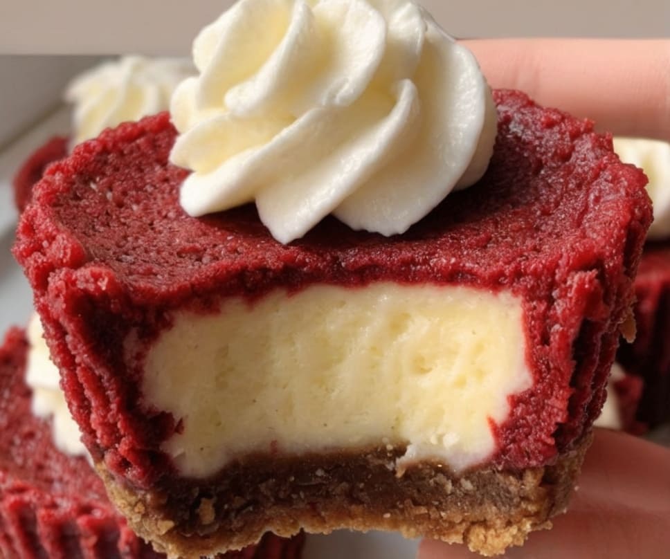 Mini Red Velvet Cheesecakes Recipe