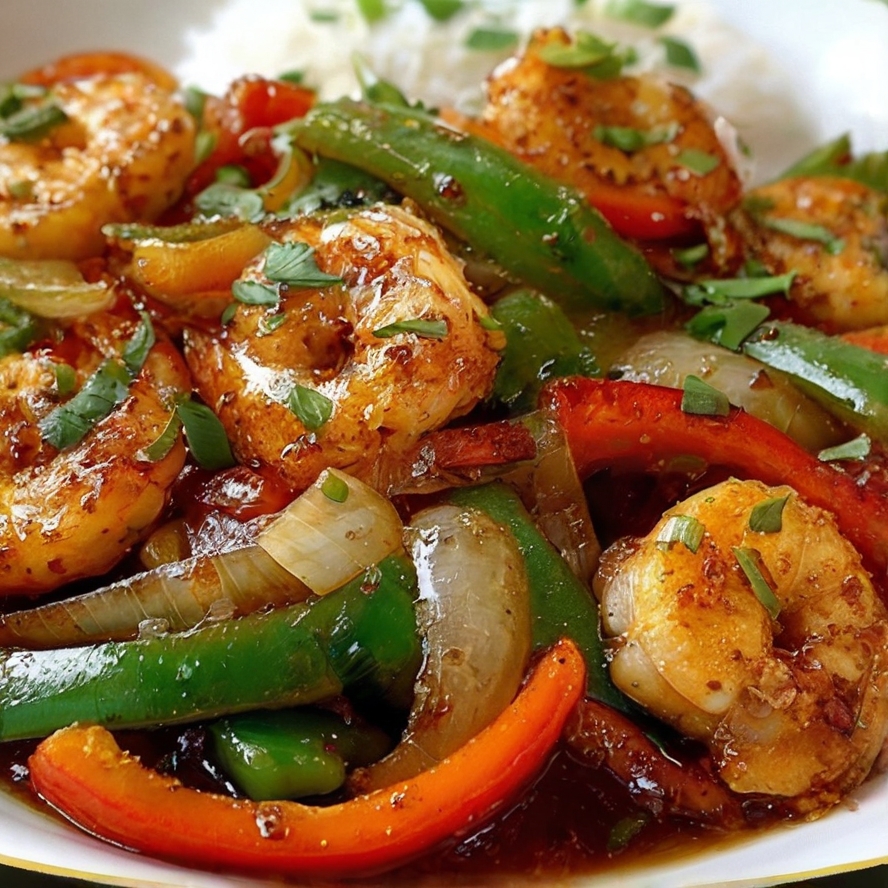 Shrimp and Bell Pepper Stir Fry Recipe