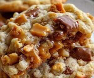 Butterfinger Caramel Crunch Cookies Recipe