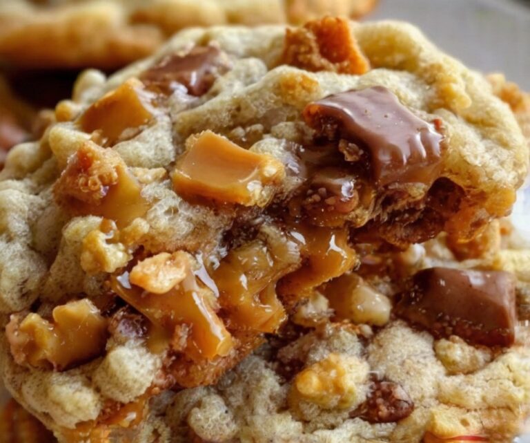 Butterfinger Caramel Crunch Cookies Recipe