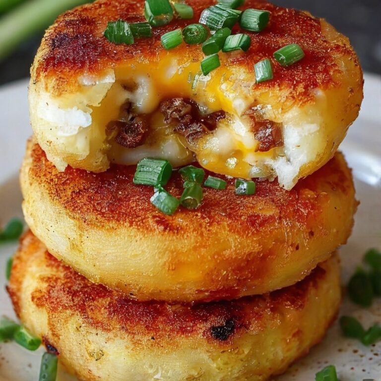 Quick & Easy Stuffed Potato Cakes Recipe