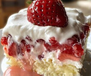 Strawberry Earthquake Cake Recipe