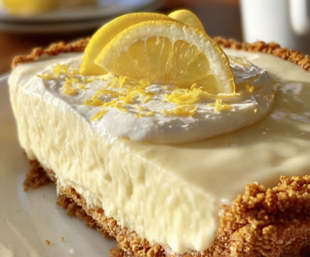 No-Bake Cream Cheese Lemonade Pie – The Ultimate Refreshing Summer Dessert