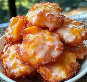 Juicy Peach Fritters