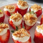 Cheesecake Deviled Strawberries Recipe